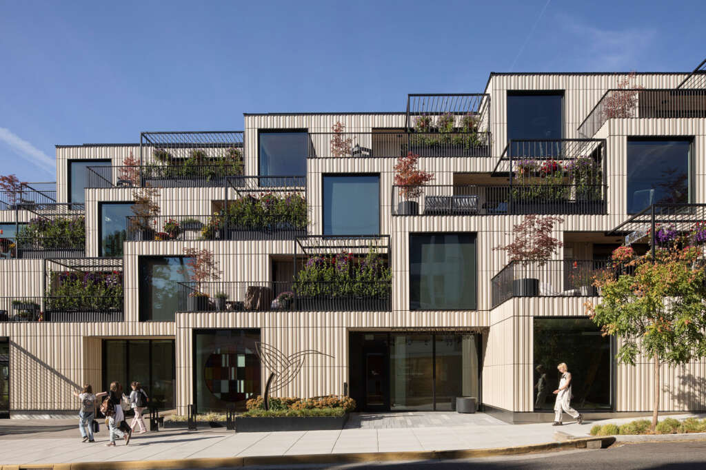 Hacker complete terracing co-housing building in Southeast Portland