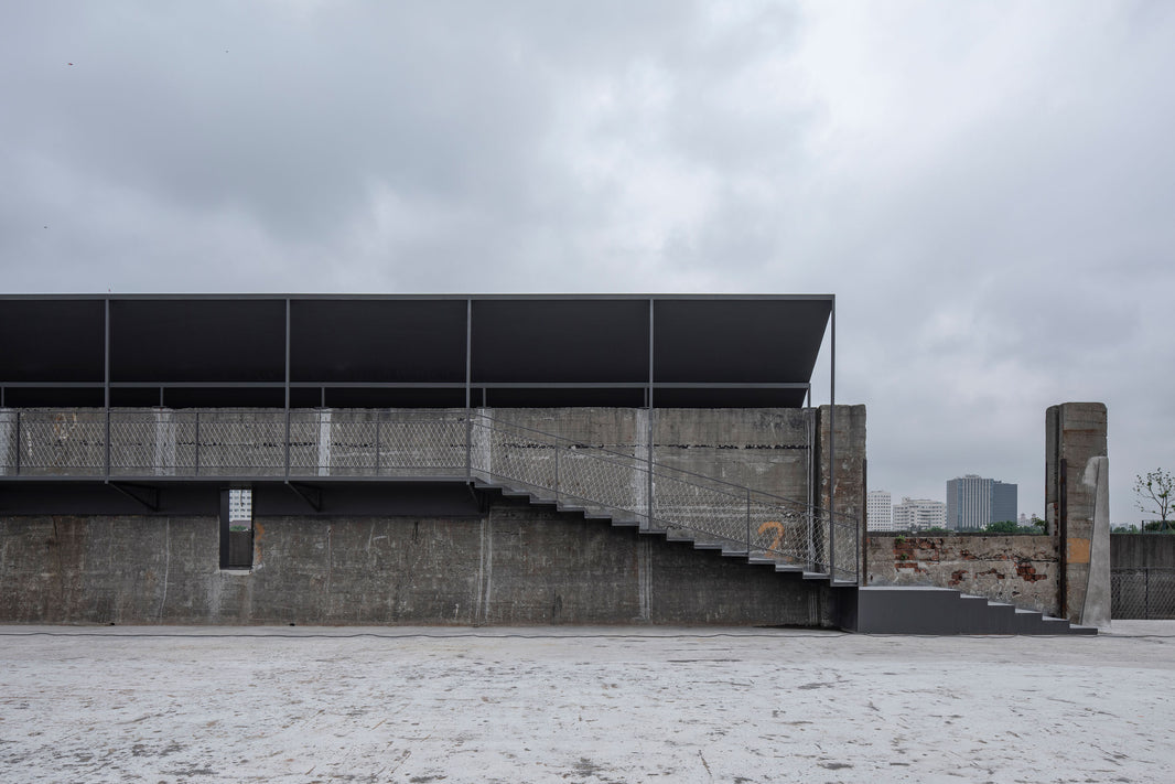 Atelier Deshaus repurpose an old concrete wharf into a contemporary passageway