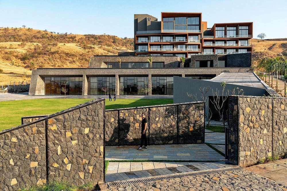 The Aria Hotel responds to local contours in India's wine-growing region