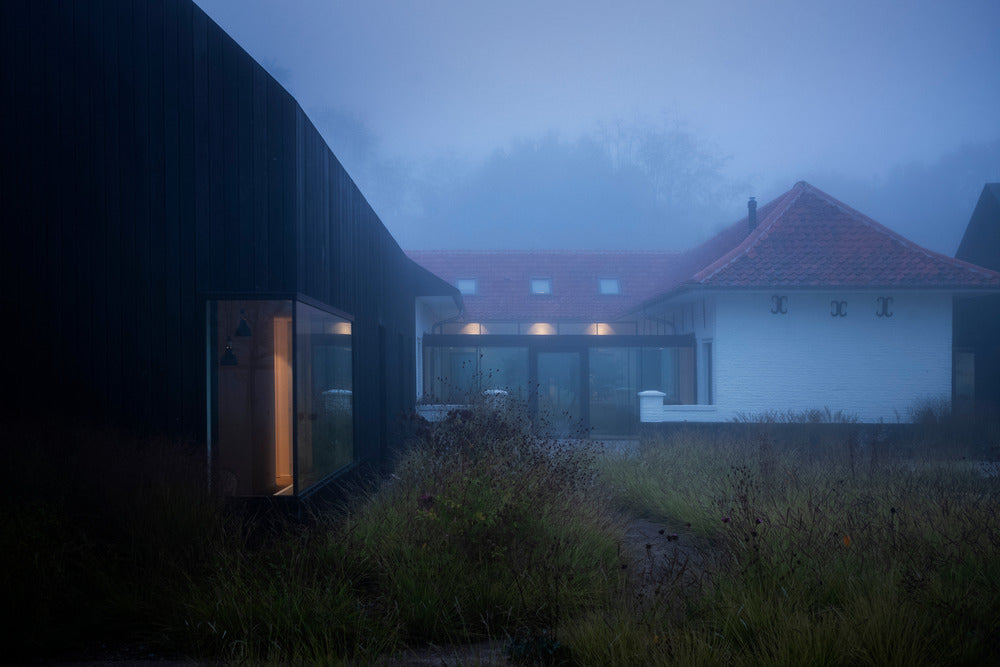 Coldefy design sleek addition to 19th-century farmhouse north of France