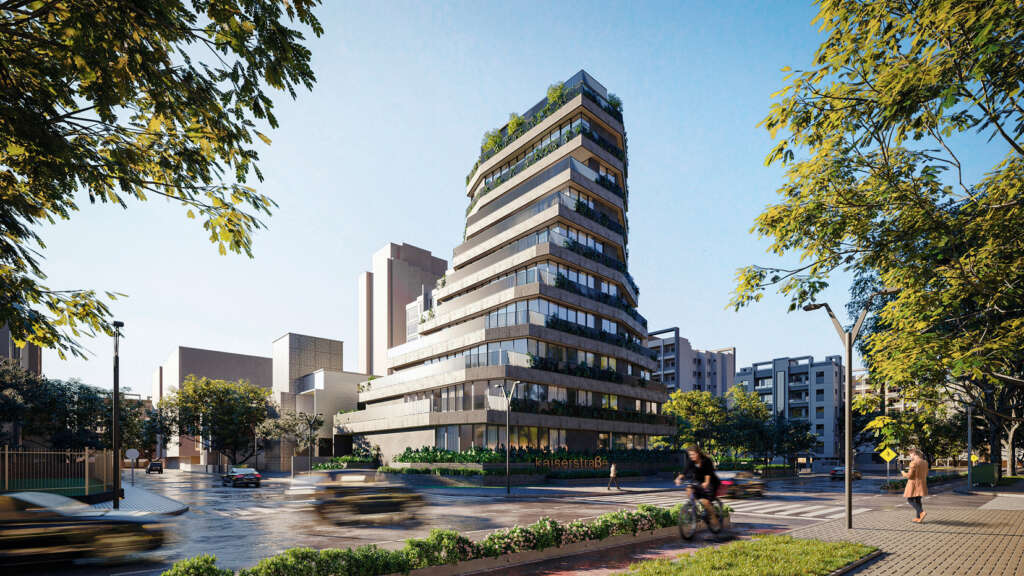 Alencar Arquitetura design stepped residential building with hanging gardens in Blumenau, Brazil
