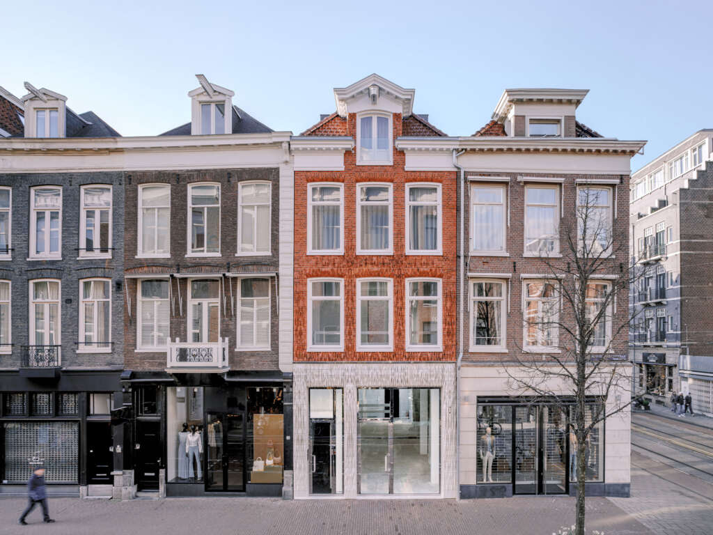 Studio RAP design boutique facade in Amsterdam using 3D printing technology