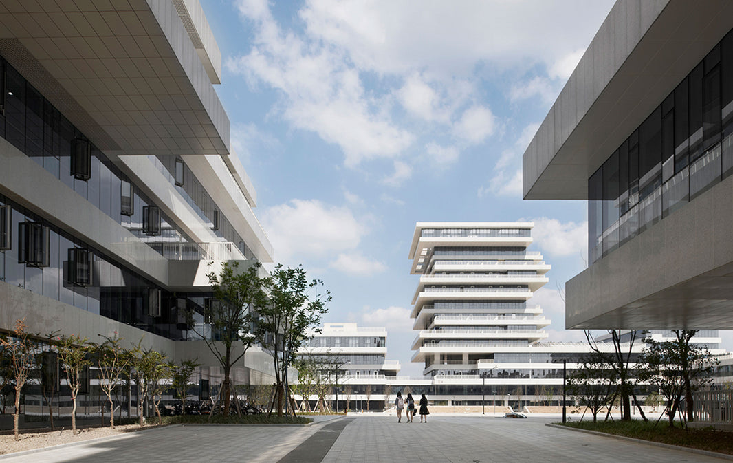 New Integrated Campus in Hangzhou Looks Like a Stack of Books