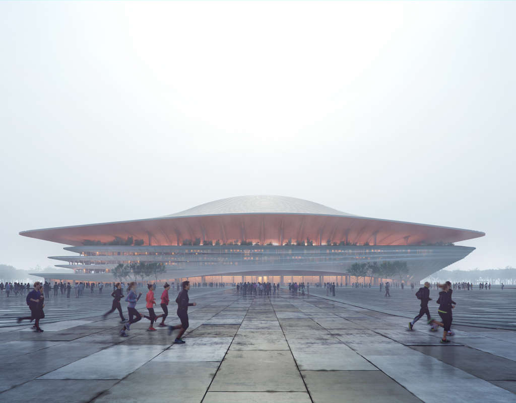 Zaha Hadid Architects unveil plan for International Football Centre in Xi’an