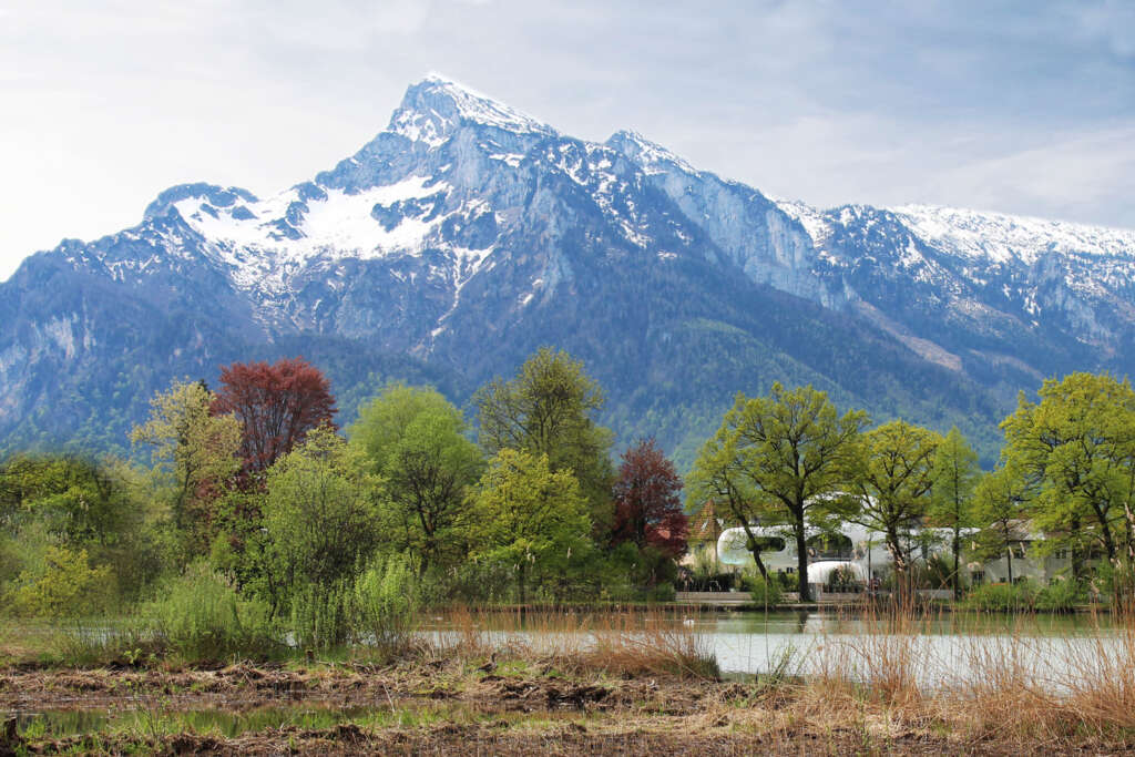 Lechner &amp; Lechner architects design cloud-like home in Salzburg inspired by nearby mountains and castles