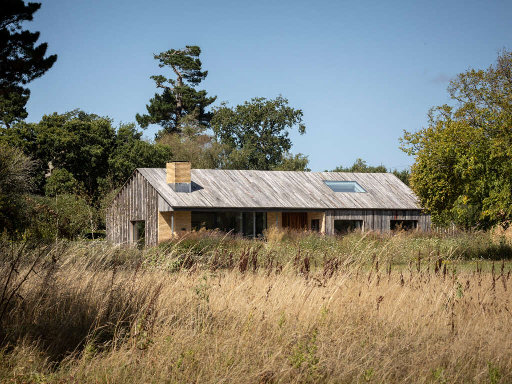 PAD studio complete Barn &amp; Office on coastal site in rural Hampshire
