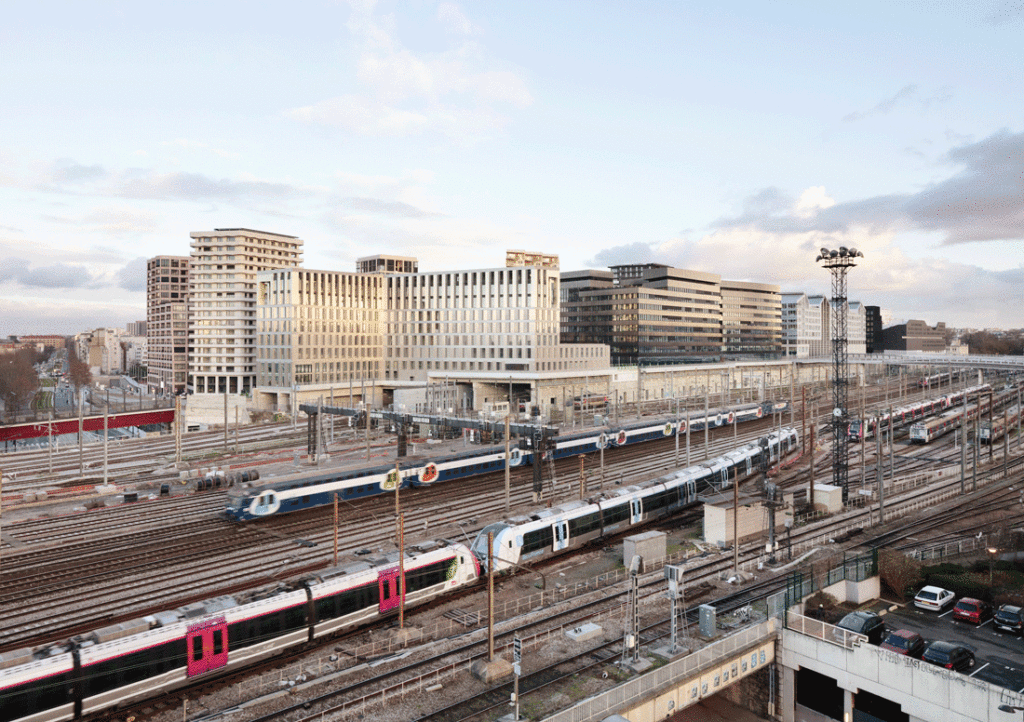 Baumschlager Eberle and SCAPE complete sustainable wood office in Paris