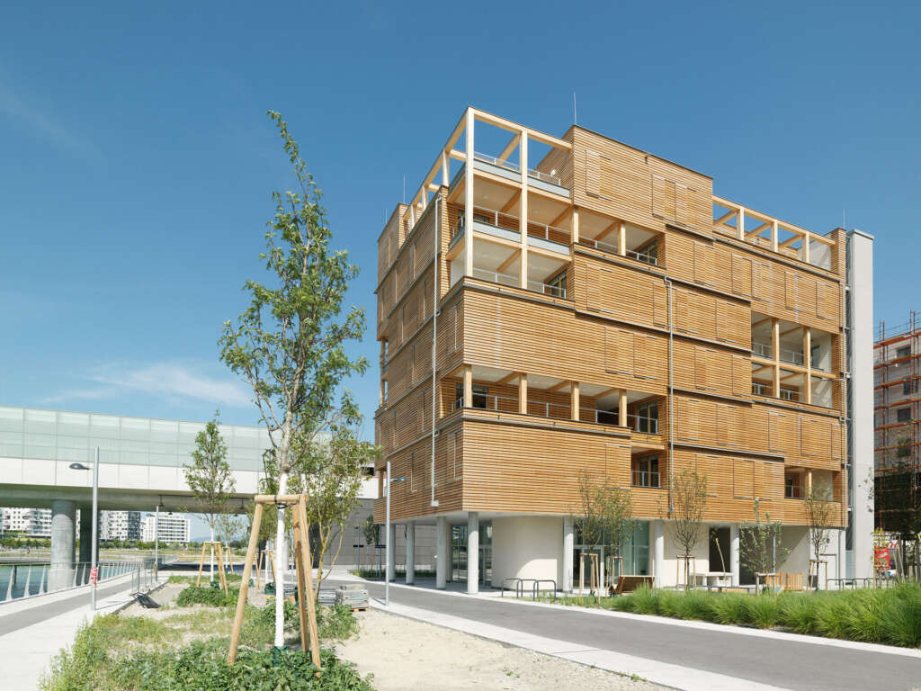 heri&salli complete modular timber apartments in Vienna