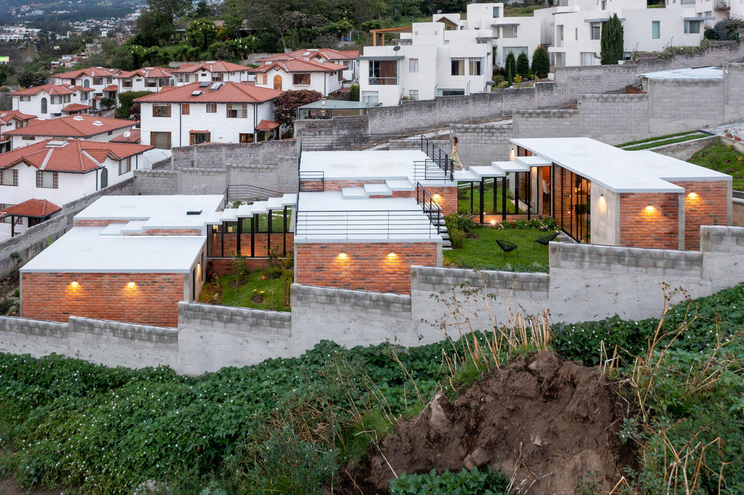 This house in Ecuador uses indoor and outdoor steps for family independence and privacy
