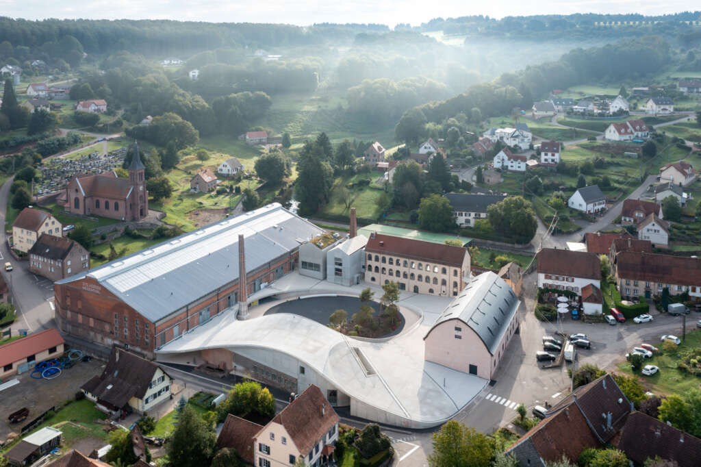SO-IL & FREAKS design cultural center in historic glass factory in France