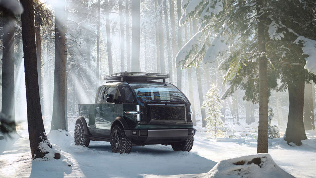 Canoo's new pickup is all electric, all American - ready for the work & the weekend