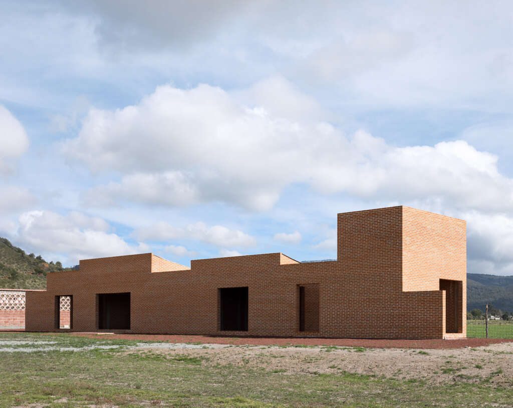 operadora. design brick house inspired by Mexican painter José María Velasco