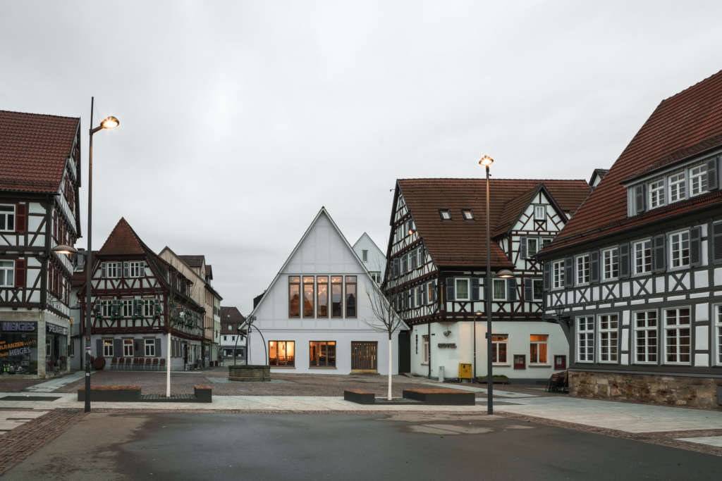 Ancient inn in Kirchheim is rebuilt with a sleek contemporary design