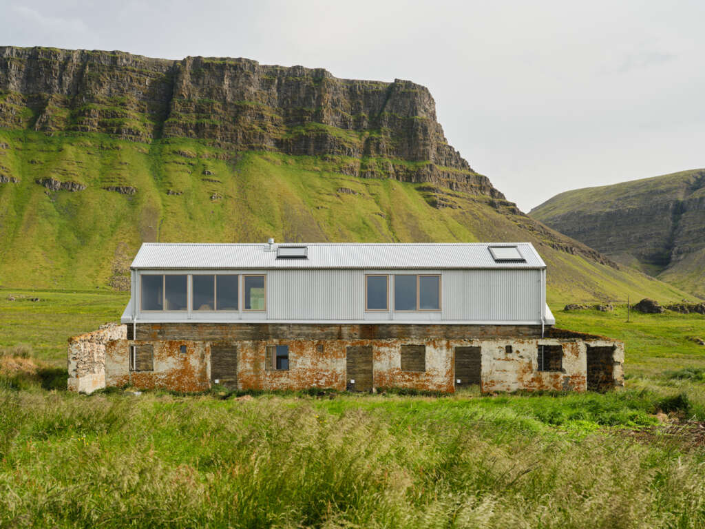 Studio Bua design artist's studio in derelict Icelandic barn