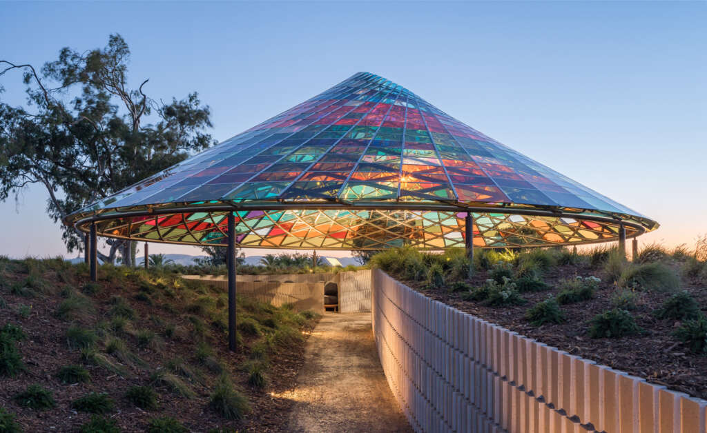 The Donum Estate inaugurates a new pavilion by Studio Other Spaces, the office founded by Olafur Eliasson and Sebastian Behmann