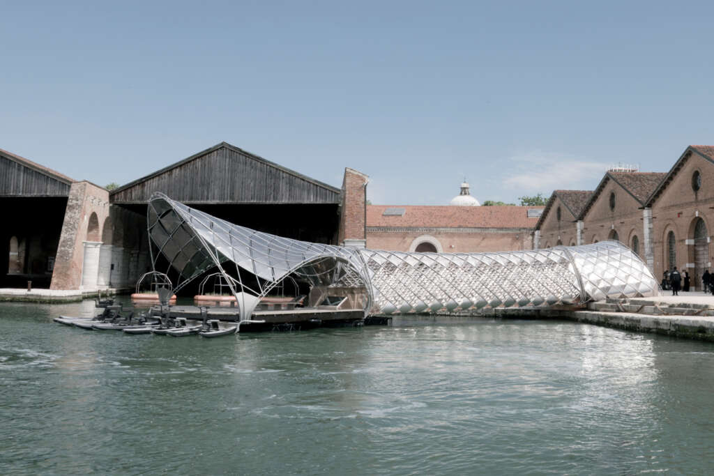 Norman Foster Foundation and Porsche open major installation at Biennale Architettura 2025