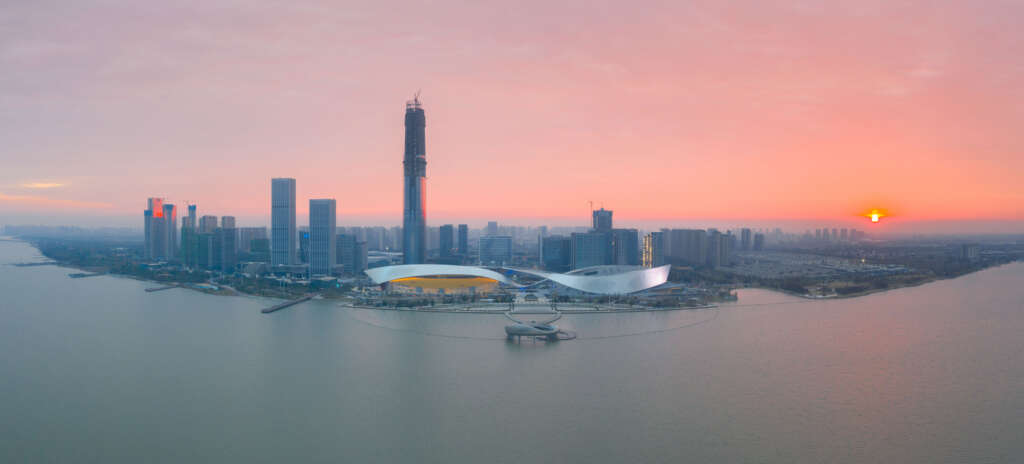 Christian de Portzamparc designs waterfront cultural center in Suzhou