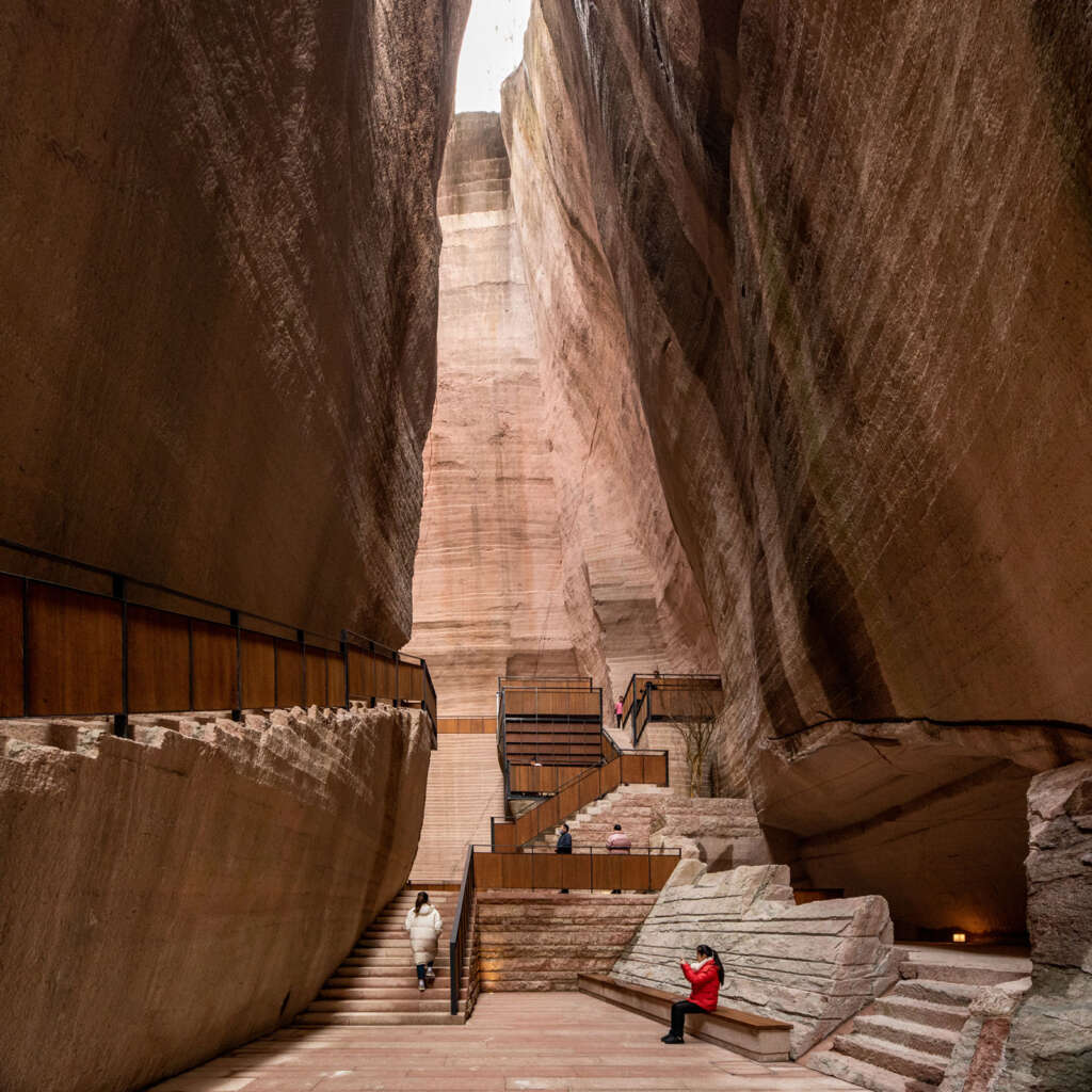 DnA_Design and Architecture transform abandoned quarries in China into cultural destination