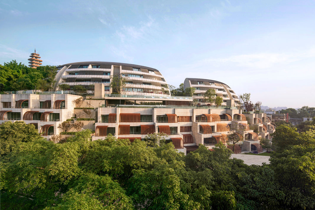 These Hillside Residences by Safdie Architects Overlook the Yangtze River
