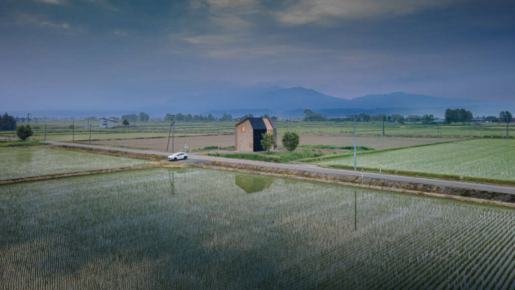 Florian Busch Architects complete net zero home near rice paddies and asparagus fields in Hokkaido