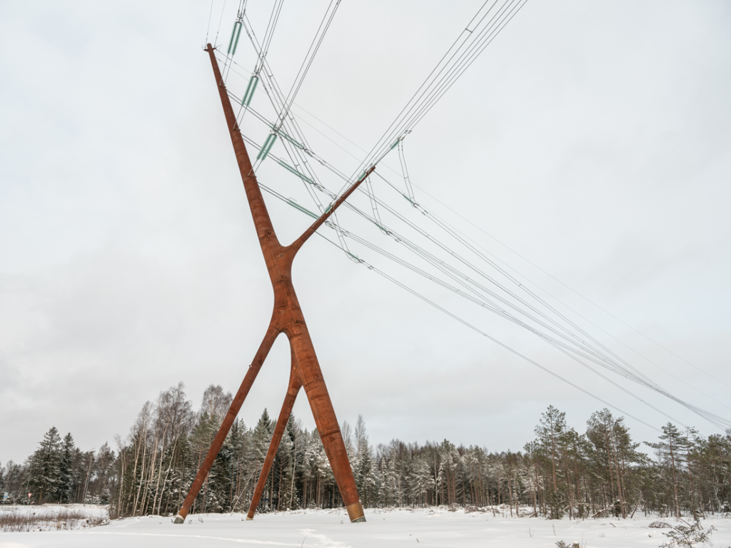 PART Architecture design high voltage pylon 'Bog Fox'