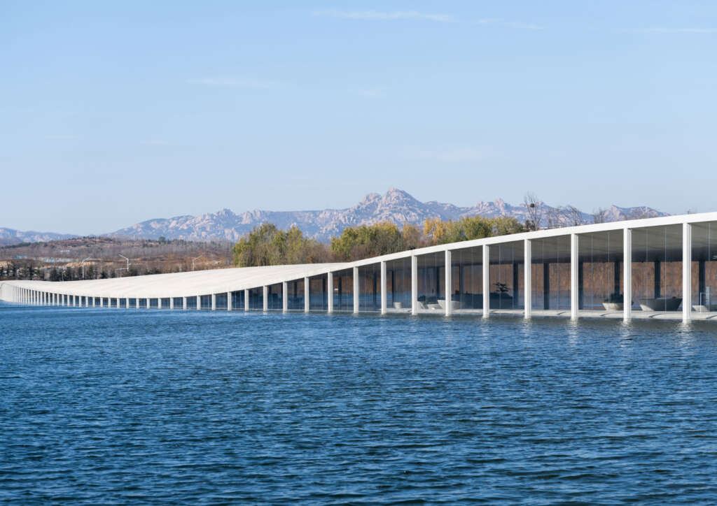 Junya.ishigami+associates design incredible art museum in Rizhao immersed in an artificial lake