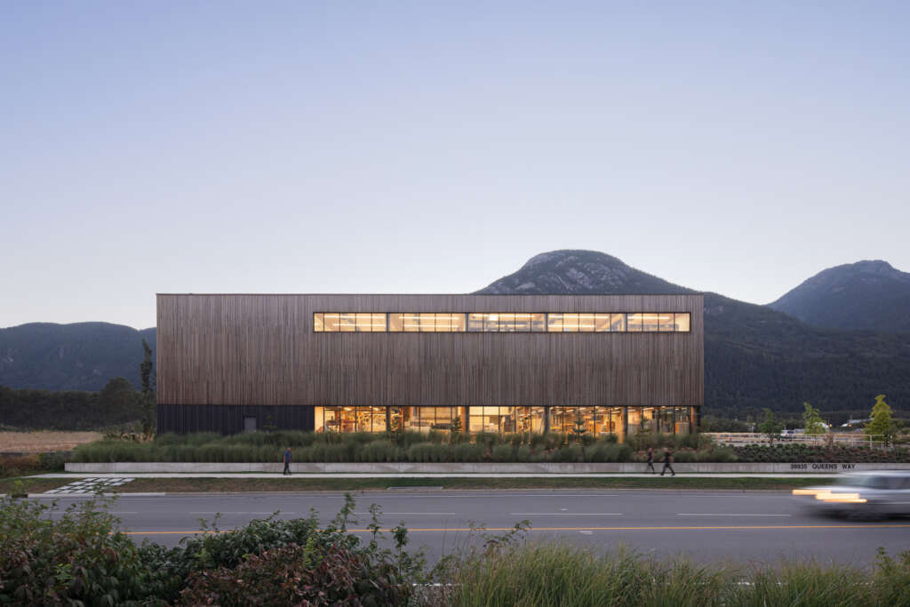 Hemsworth Architecture complete mass timber industrial facility in Squamish Valley, British Columbia