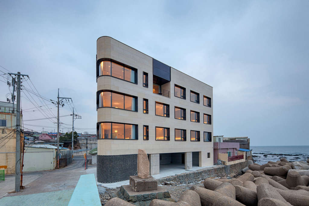 Hotel 223 offers fresh fish and seaside views from the South Korean coast