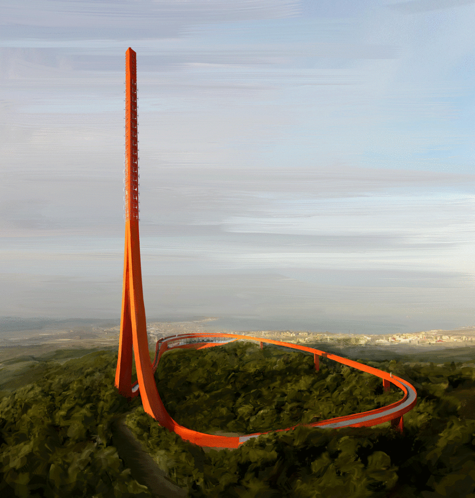 Çanakkale Antenna Rises in Western Turkey