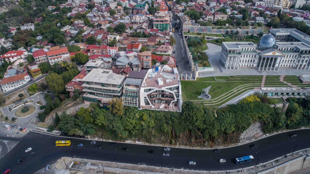 J. Mayer H. Design Panoramic Home in Tbilisi