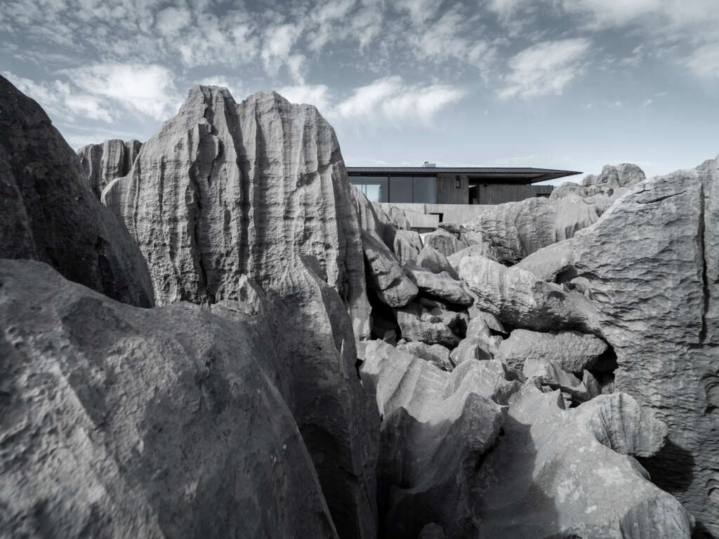 Karim Nader Studio complete spectacular concrete and glass house in the mountains of Lebanon