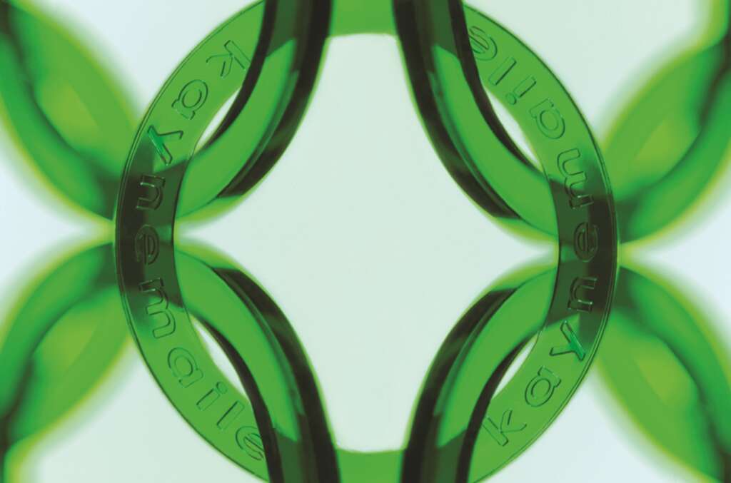 Kaynemaile RE/8 architectural mesh shifts to bio circular content – up to 88% sustainable gain