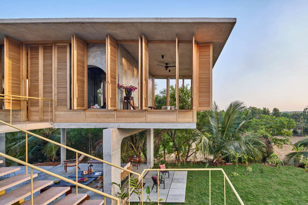 Ksaraah is a weekend retreat nestled in a lush coconut and areca tree plantation in India
