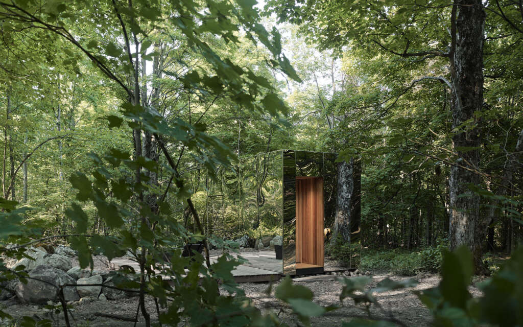 Esacape to the new Arcana Cabins designed by Michael Leckie