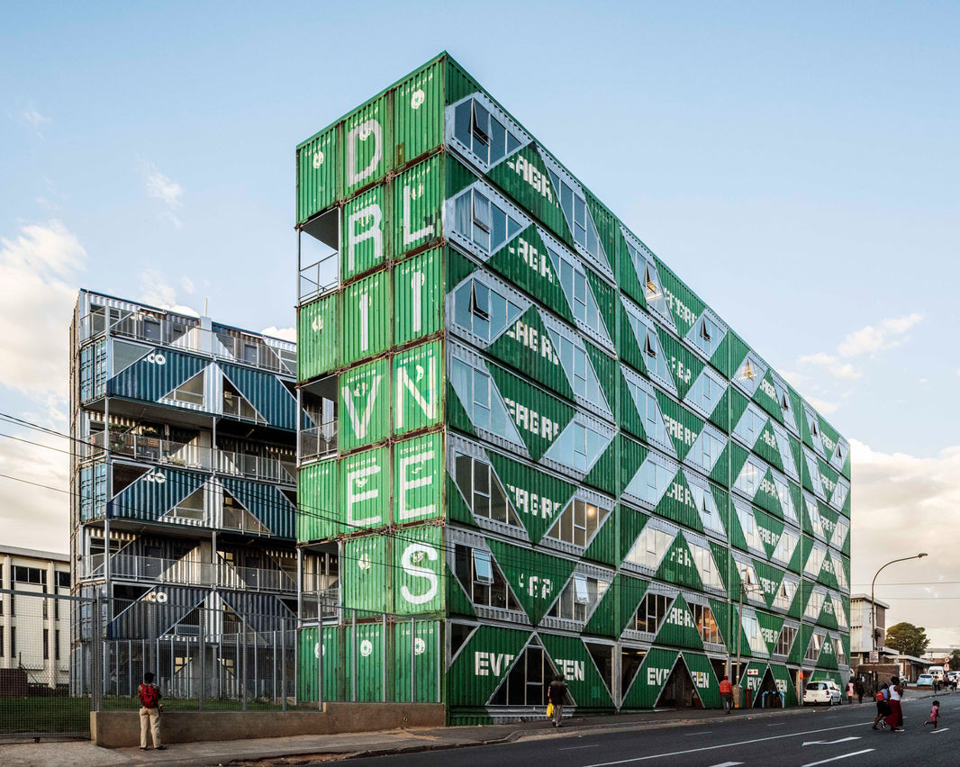LOT-EK Designs Shipping Container Apartments in Johannesburg