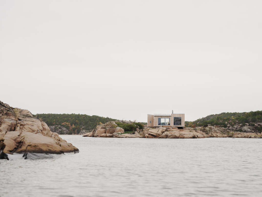 Line Solgaard design island cabin in Hvaler, Norway