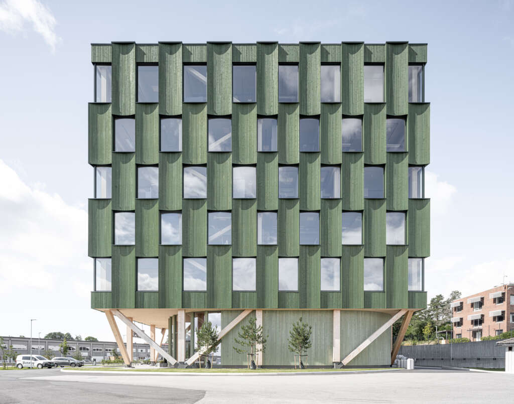 Oslotre designs 6-storey mass timber commercial and office building in Kristiansand