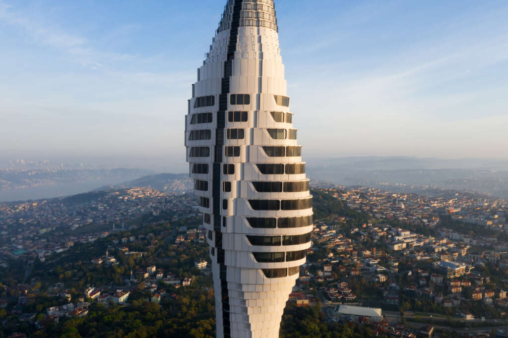 MAA - Melike Altınışık Architects design twisting TV &amp; Radio Tower with 360 degree views over Istanbul
