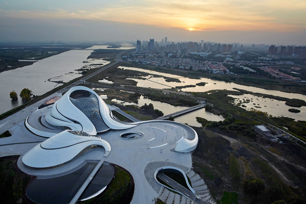 The Harbin Opera House is inspired by the city’s untamed wilderness