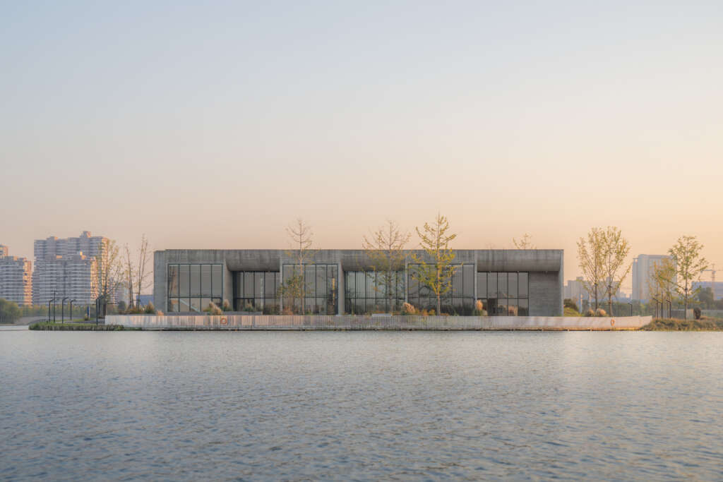 MORE Architecture designs museum located on a small island using in-situ concrete