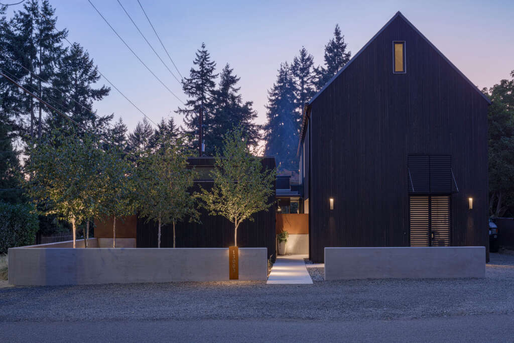 KO Architecture complete gabled home in Seattle designed for living in the Pacific Northwest