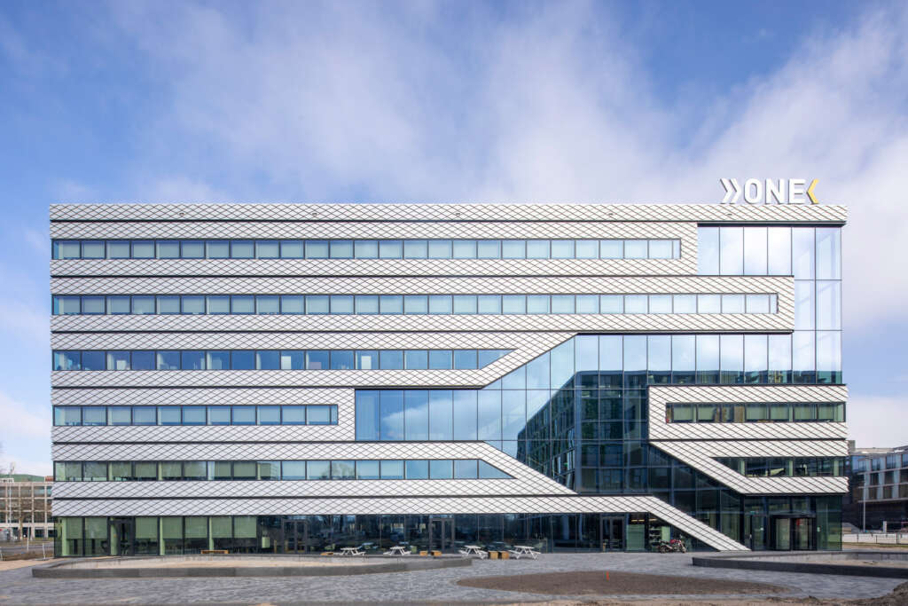 Designed to be dismantled: MVRDV completes Matrix ONE, an office and laboratory with experimental social spaces