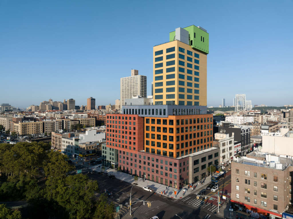 MVRDV create colourful “vertical village” in upper Manhattan
