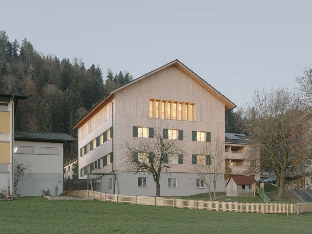 MWArchitekten complete renovation and expansion of community club space in Langen bei Bregenz, Austria