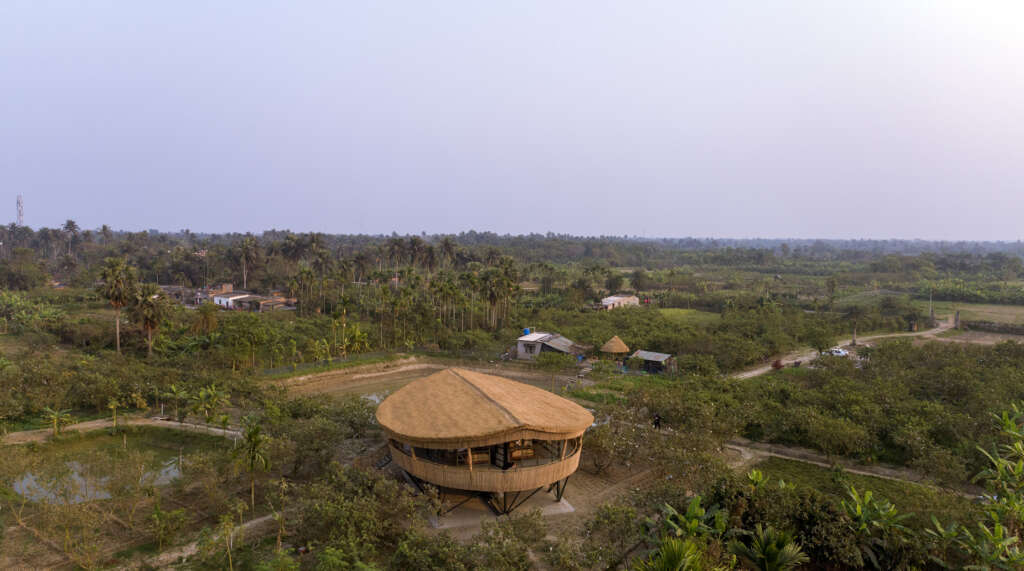 Abin Design Studio complete raised bamboo home in West Bengal