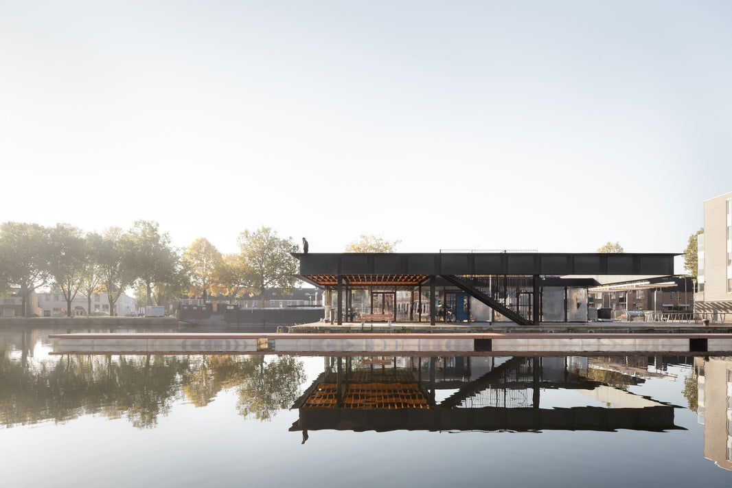 Row by this Elegant Harbour Pavilion in Tilburg
