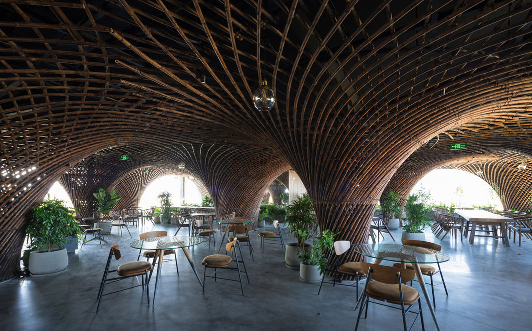 Escape to this Bamboo Cafe in Vinh City, Vietnam