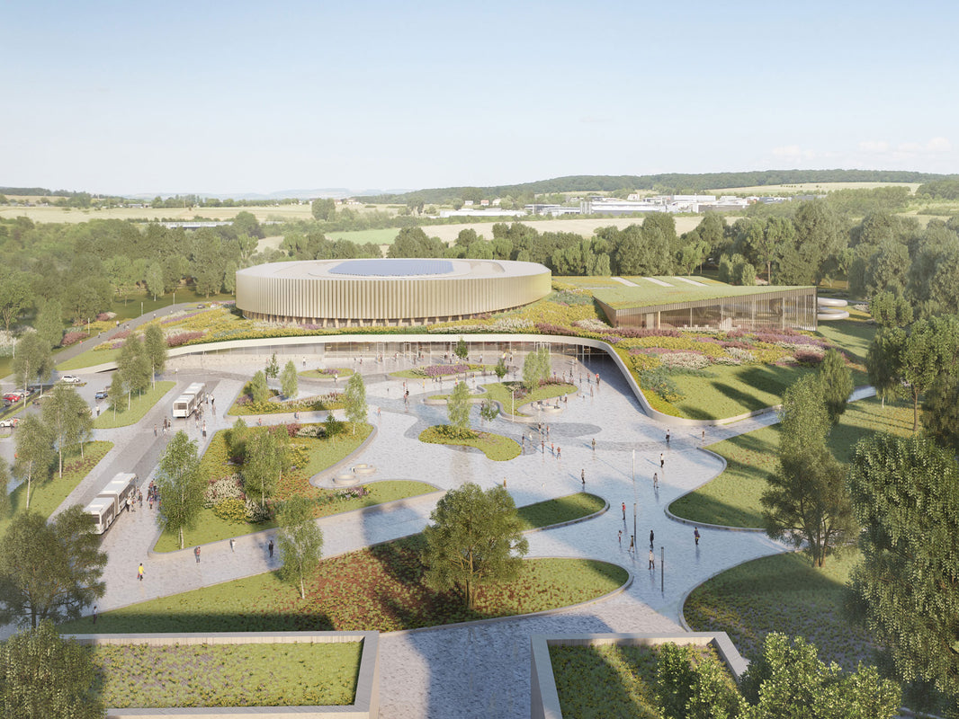 Mecanoo and Metaform wins Mondorf-les-Bains Velodrome and Sports Complex