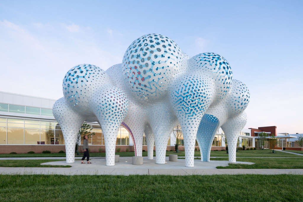 Theverymany design cloud-like pavilion in Charlotte