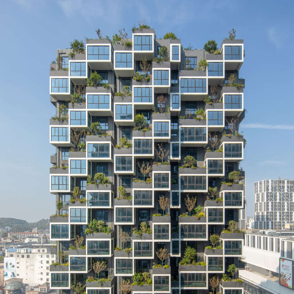 Stefano Boeri Architetti complete vertical forest city in Huanggang